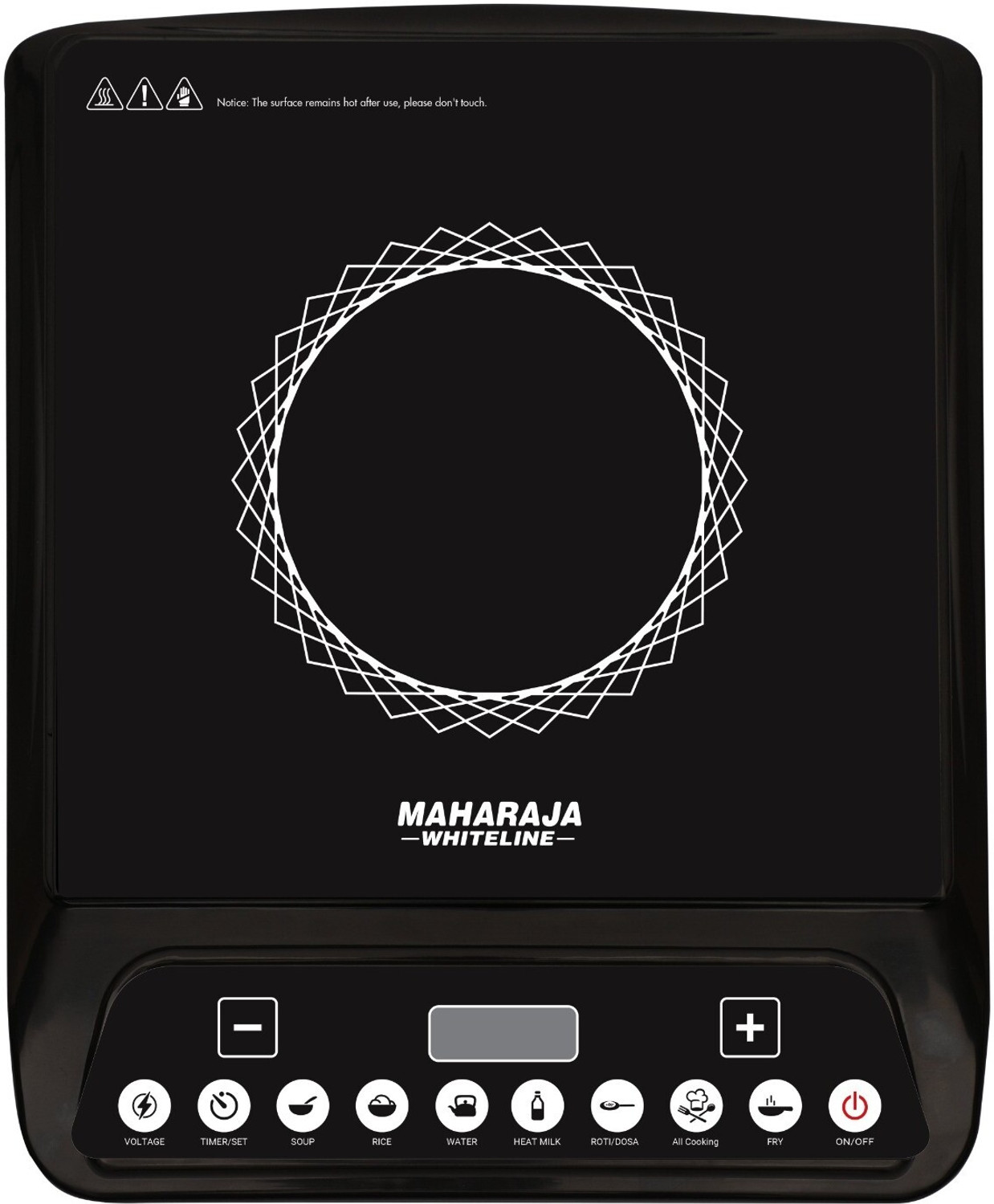 Image of QUALX 500 W Radiant Cooktop Push Button (Black, ISI Mark 2000W Shock-Proof only on earthing Electric Cooking Heater)