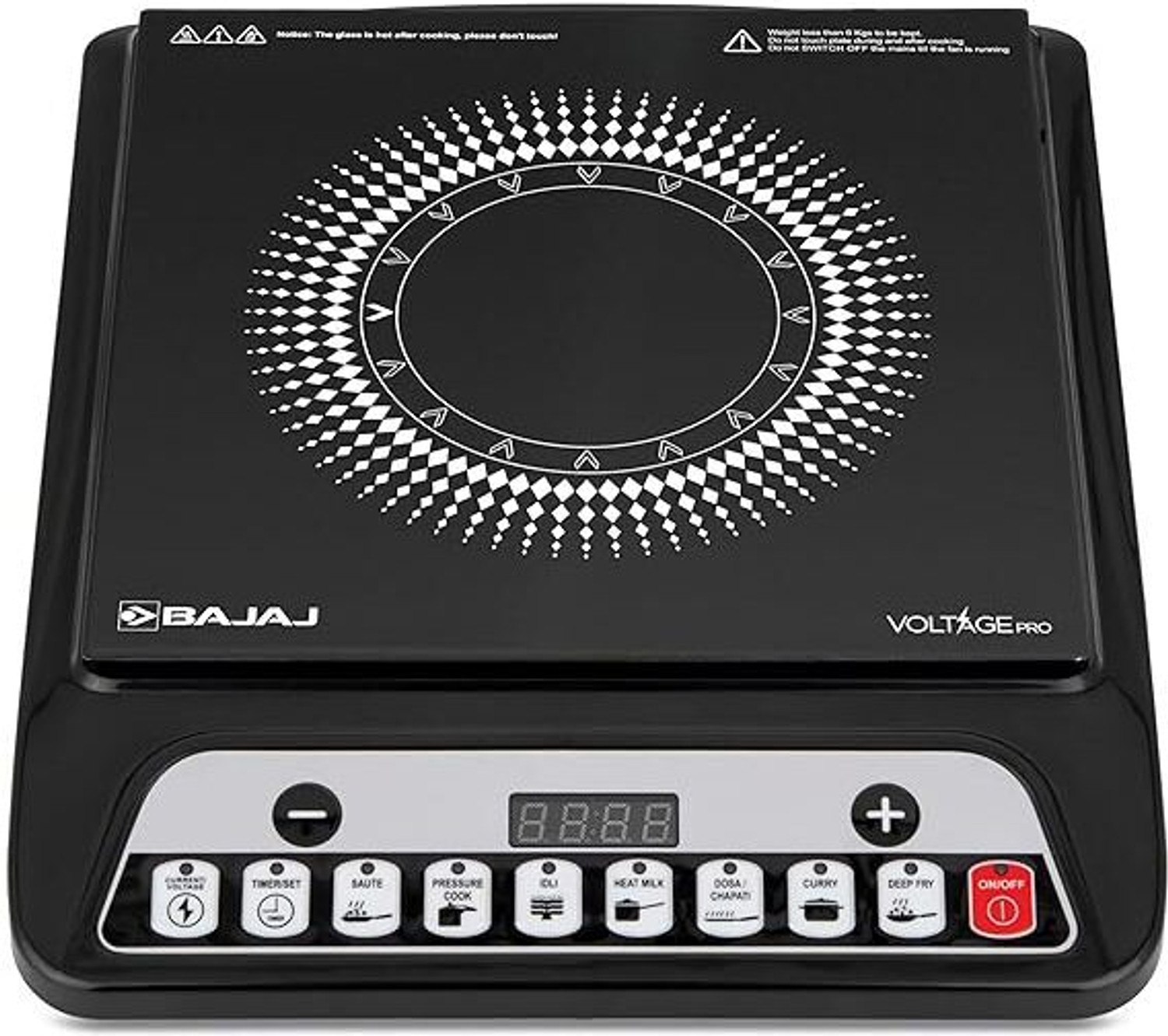 Image of BAJAJ 2200 W Infrared Cooktop Touch Panel (Black, IRX 220F)