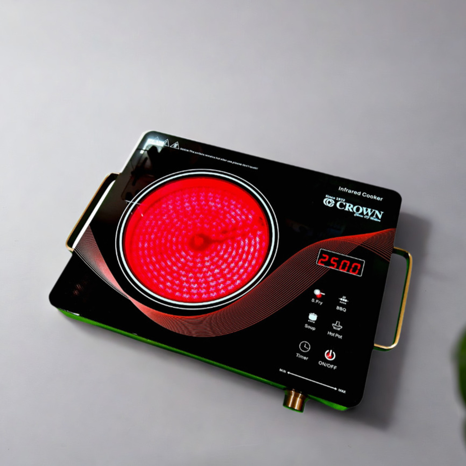 Image of Jajpura Ji 2400 W Infrared Cooktop Touch Panel (Black, White, Red, 01)