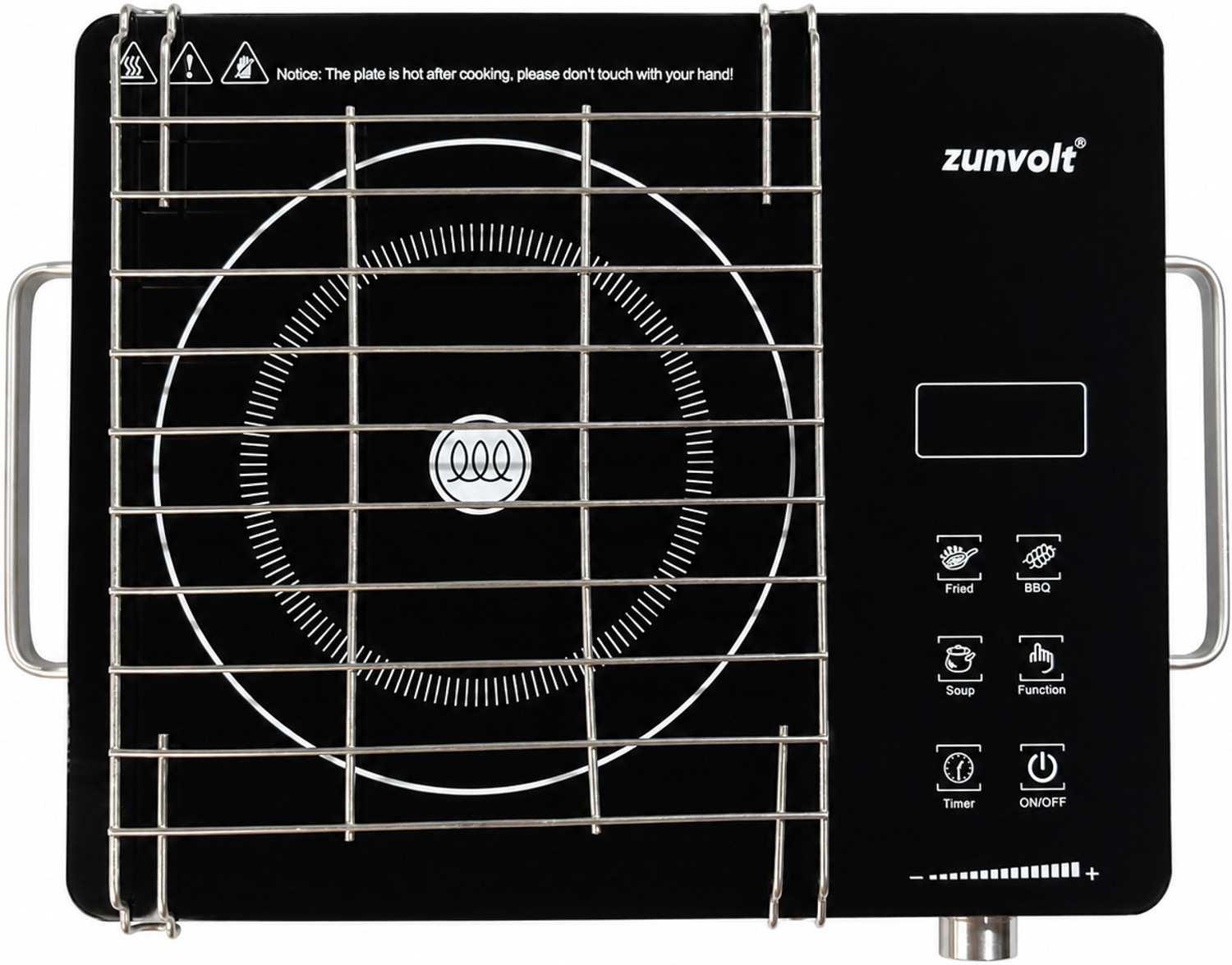 Image of Ubon 2500 W Infrared Cooktop Touch Panel (Black, 2500w Heavyduty Infrared Induction Cooktop for Efficient Smart Cooking)