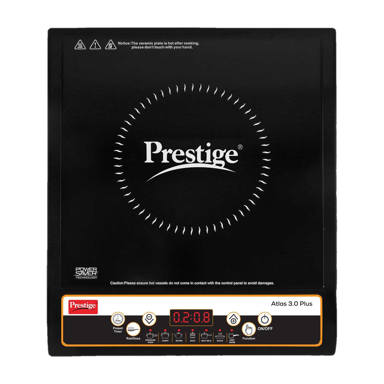 Image of Cello 2000 W Induction Cooktop Push Button (Black, Trion Induction Stove)