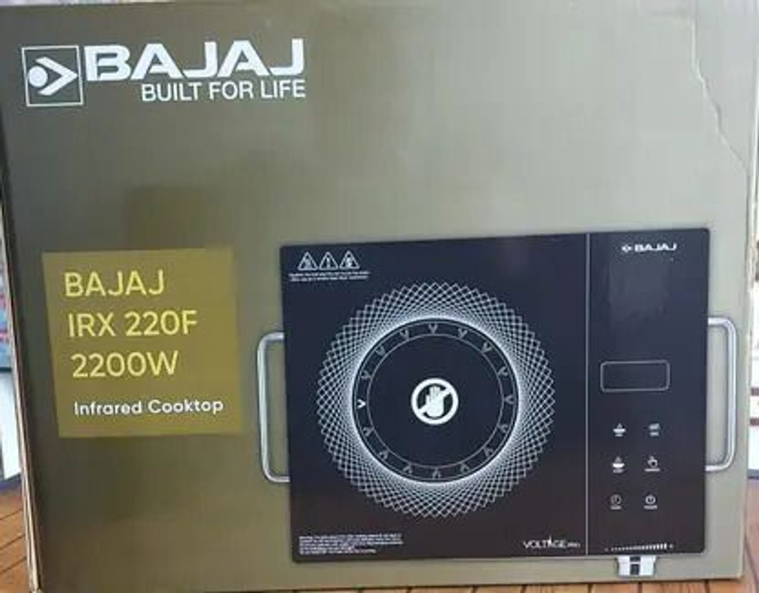 Image of BAJAJ 2200 W Infrared Cooktop Touch Panel (Black, IRX 220F)