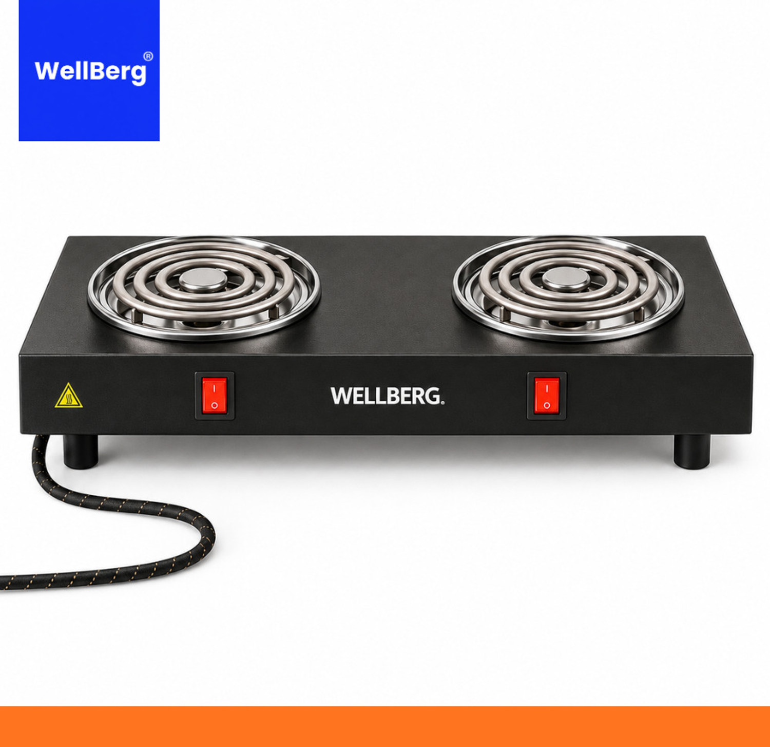 Image of TRENDING TREASURES 1000 W Induction Cooktop Push Button (Black, Hookah Coal Burner /Stove 1000 Watt ICT 079)