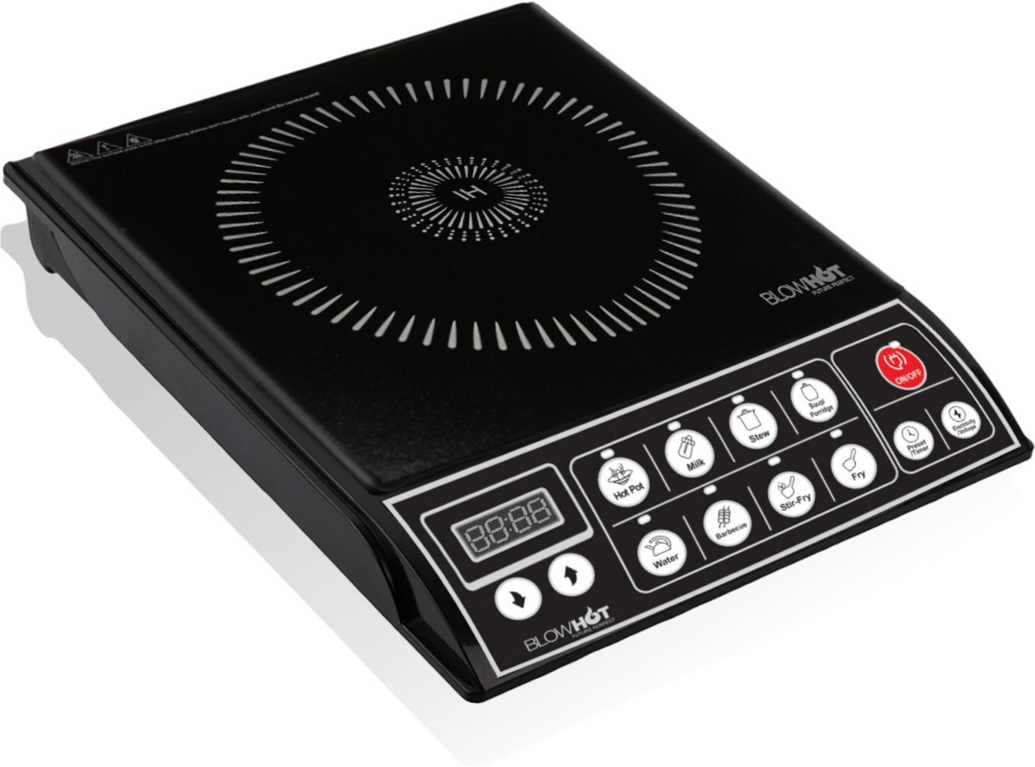 Image of Hindflame 2000 W Induction Cooktop Push Button (Black, RAPID)