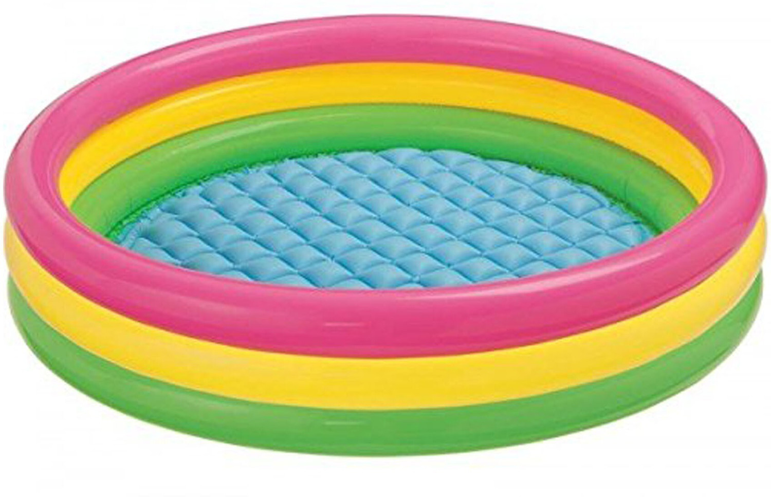 Image of EDENGLOW 8.5 FT. Bath tub for Baby Inflatable Rectangular Pool with Air Pump Family Pool Inflatable Swimming Pool (Blue)