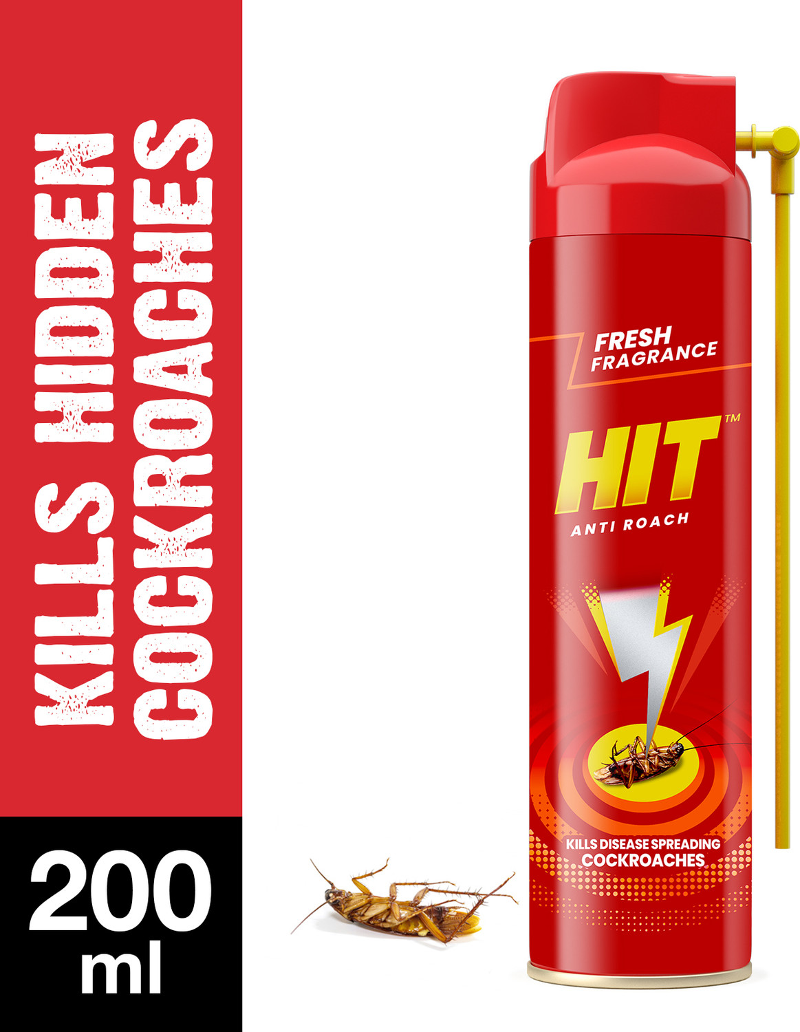 Hit Cockroach Killer Spray 200 ml - Image 6