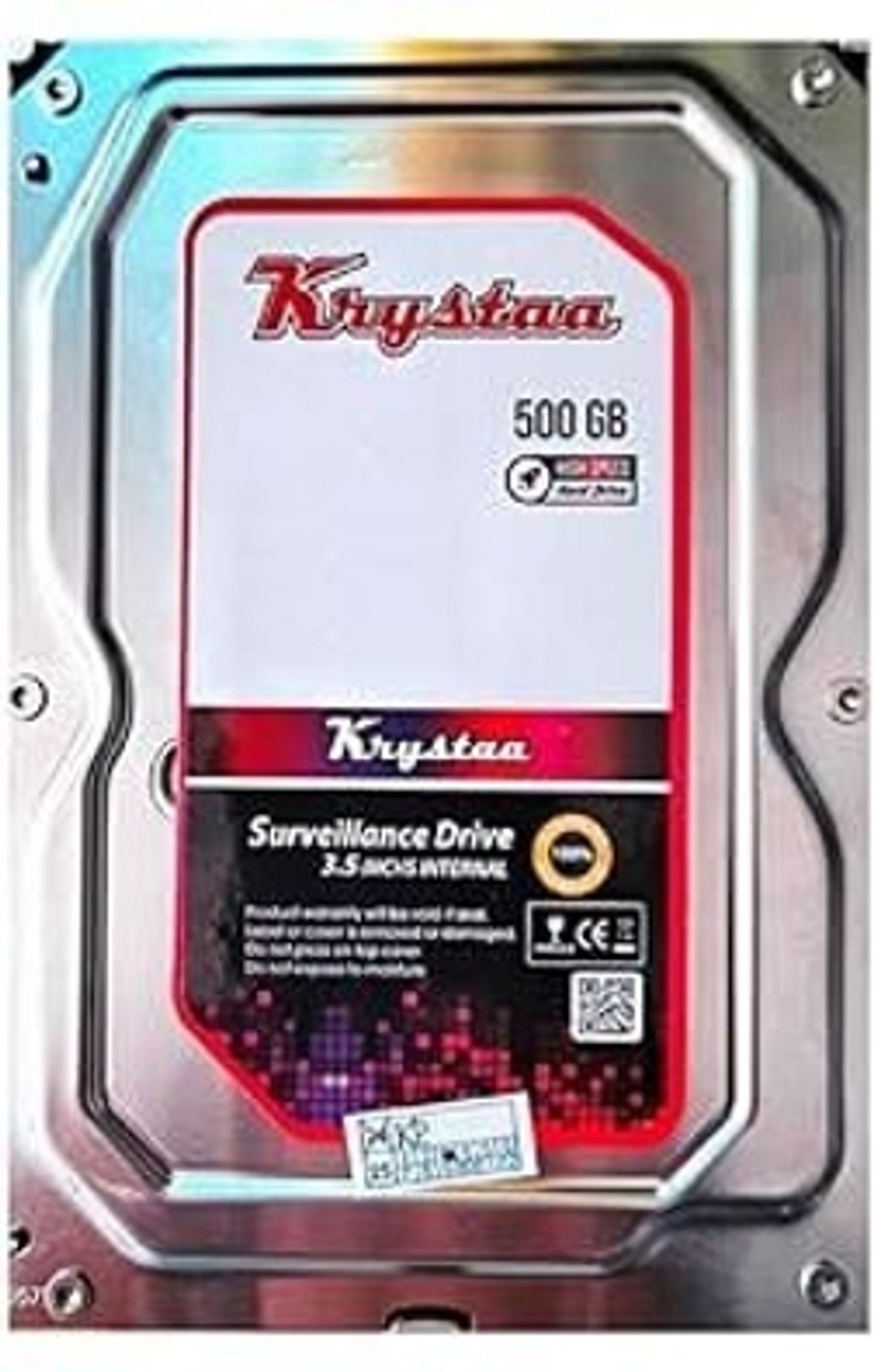 Image of WD Blue 500 GB Desktop Silver SATA III Internal Hard Disk Drive (HDD) (WD5000AAKX) (Interface: SATA III, Form Factor: 3.5 Inch)