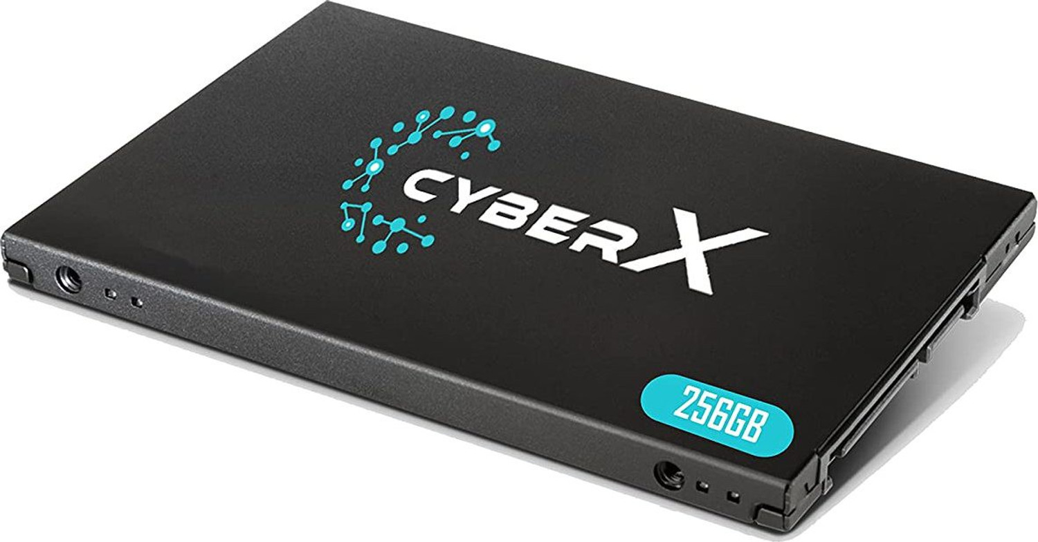 Image of CYBERX SATA SSD 256 GB All in One PC's, Desktop, Laptop Black SATA Internal Solid State Drive (SSD) (2.5 inch SSD) (Interface: SATA, Form Factor: 2.5 Inch)