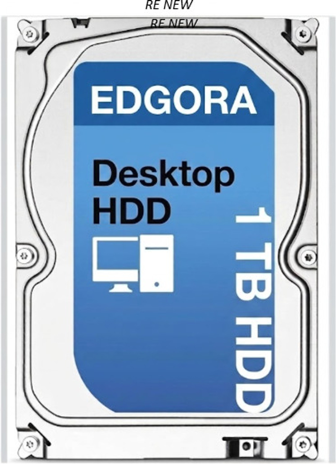 Image of WD BLUE 1 TB Desktop Silver SATA Internal Hard Disk Drive (HDD) (WD10SPZX /WD10JPVX) (Interface: SATA, Form Factor: 3.5 inch)