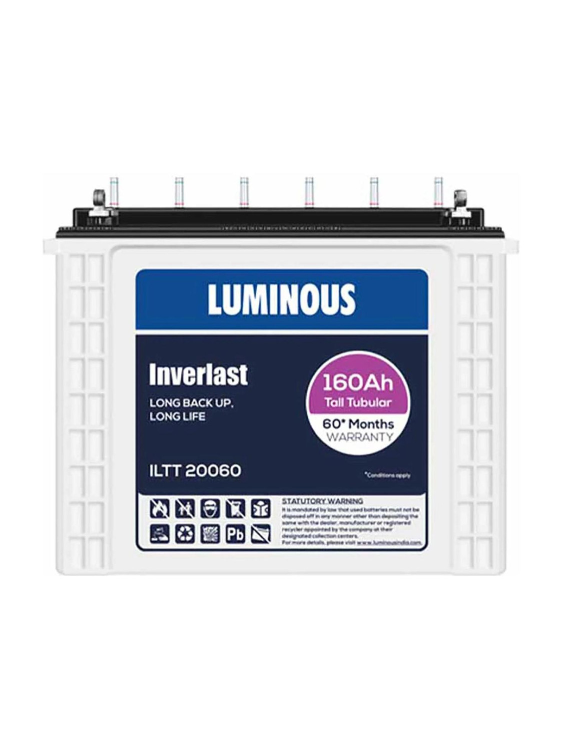 LUMINOUS 60 Months Warranty Tubular Inverter Battery