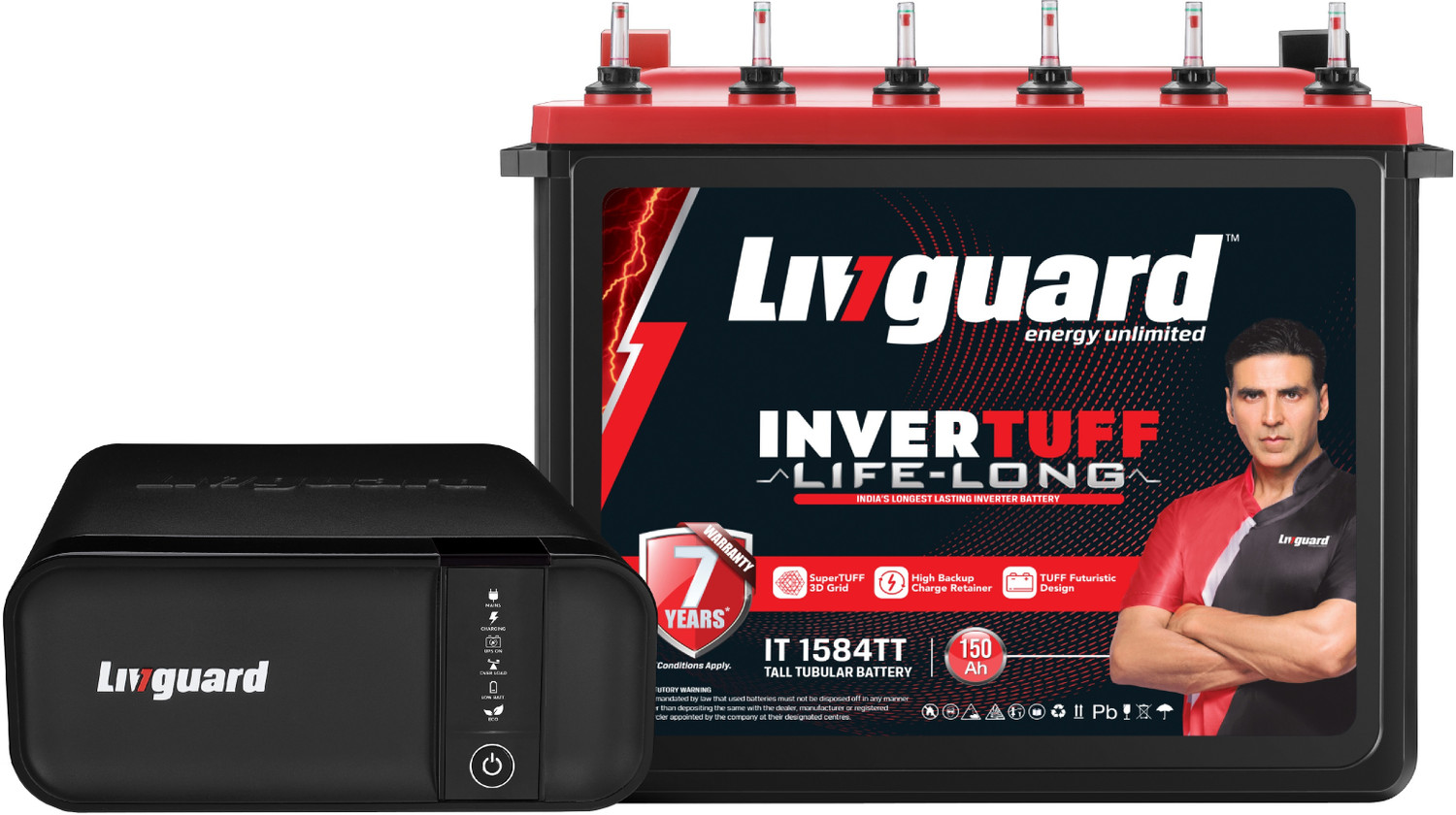 Image of Genus 60 Months Warranty Sealed Inverter Battery (50 Ah, Maxilion 700 With 640Wh Lithium-Ion Battery)