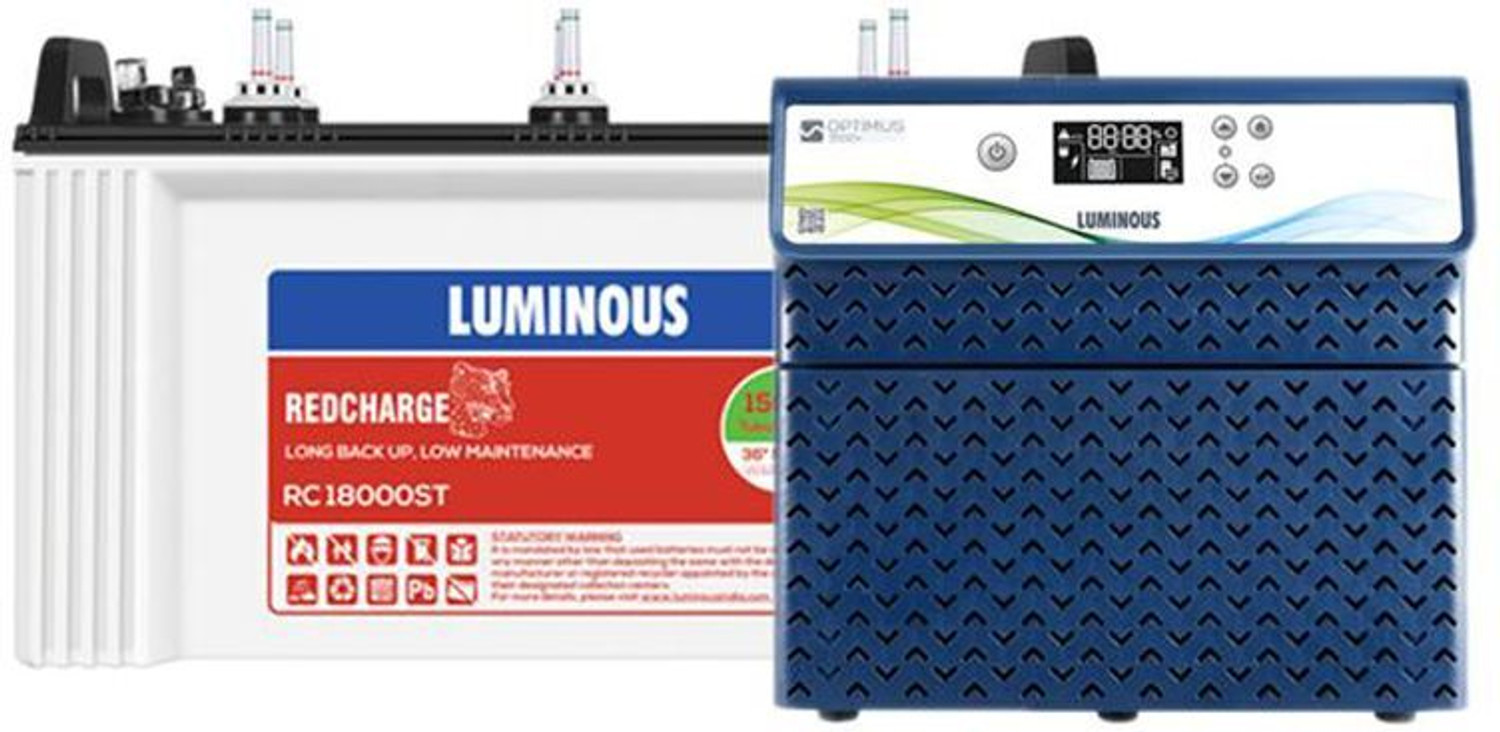 Image of LUMINOUS OPTIMUS 2300+ (2KVA / 24V) with 36 Months Warranty Pure Sine Wave Inverter (2000 VA)