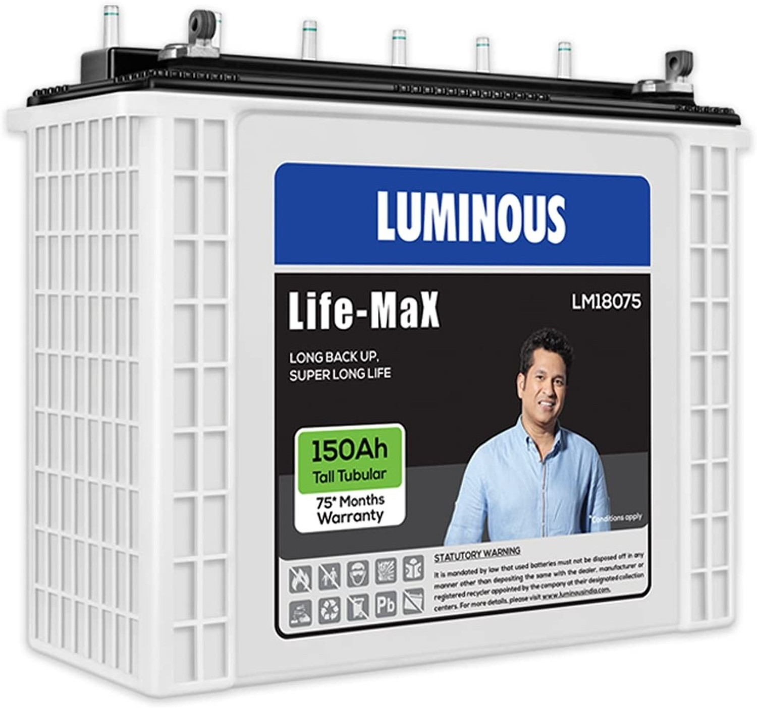 LUMINOUS 75 Months Warranty Tubular Inverter Battery