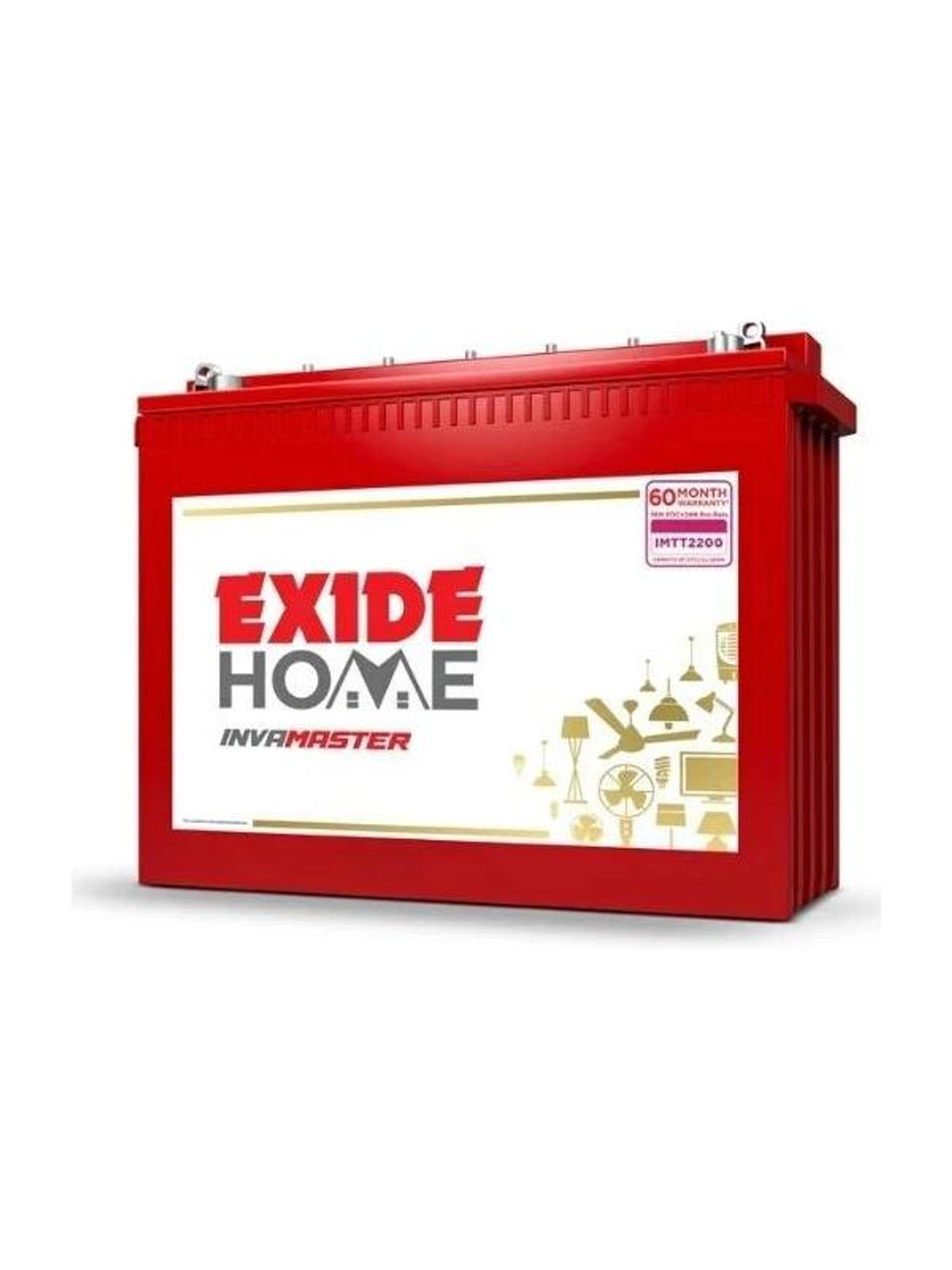 EXIDE 220 Ah Tubular Inverter Battery - Image 1