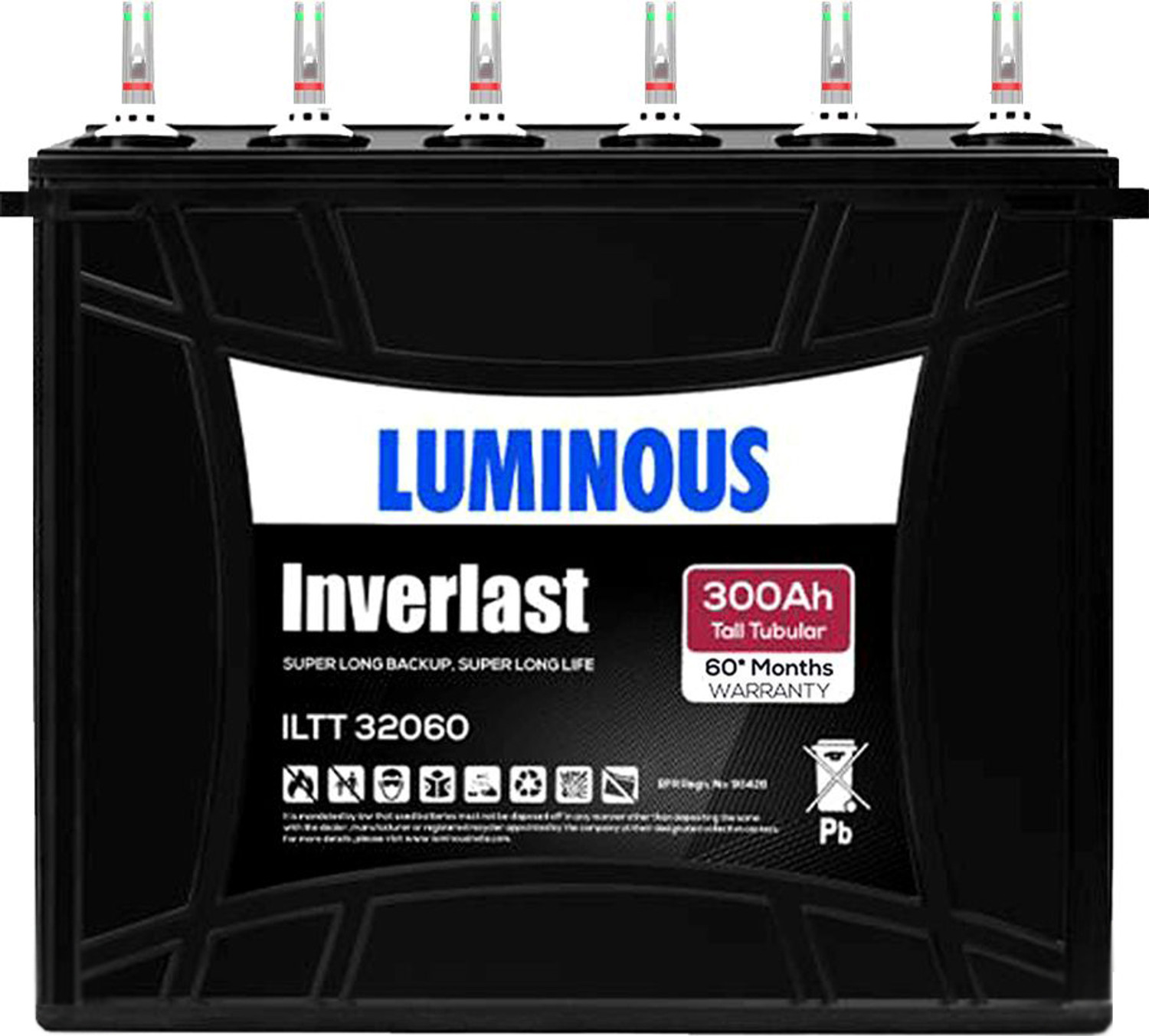 Image of EASTMAN 120 Months Warranty Tubular Inverter Battery (300 Ah, EM300P)