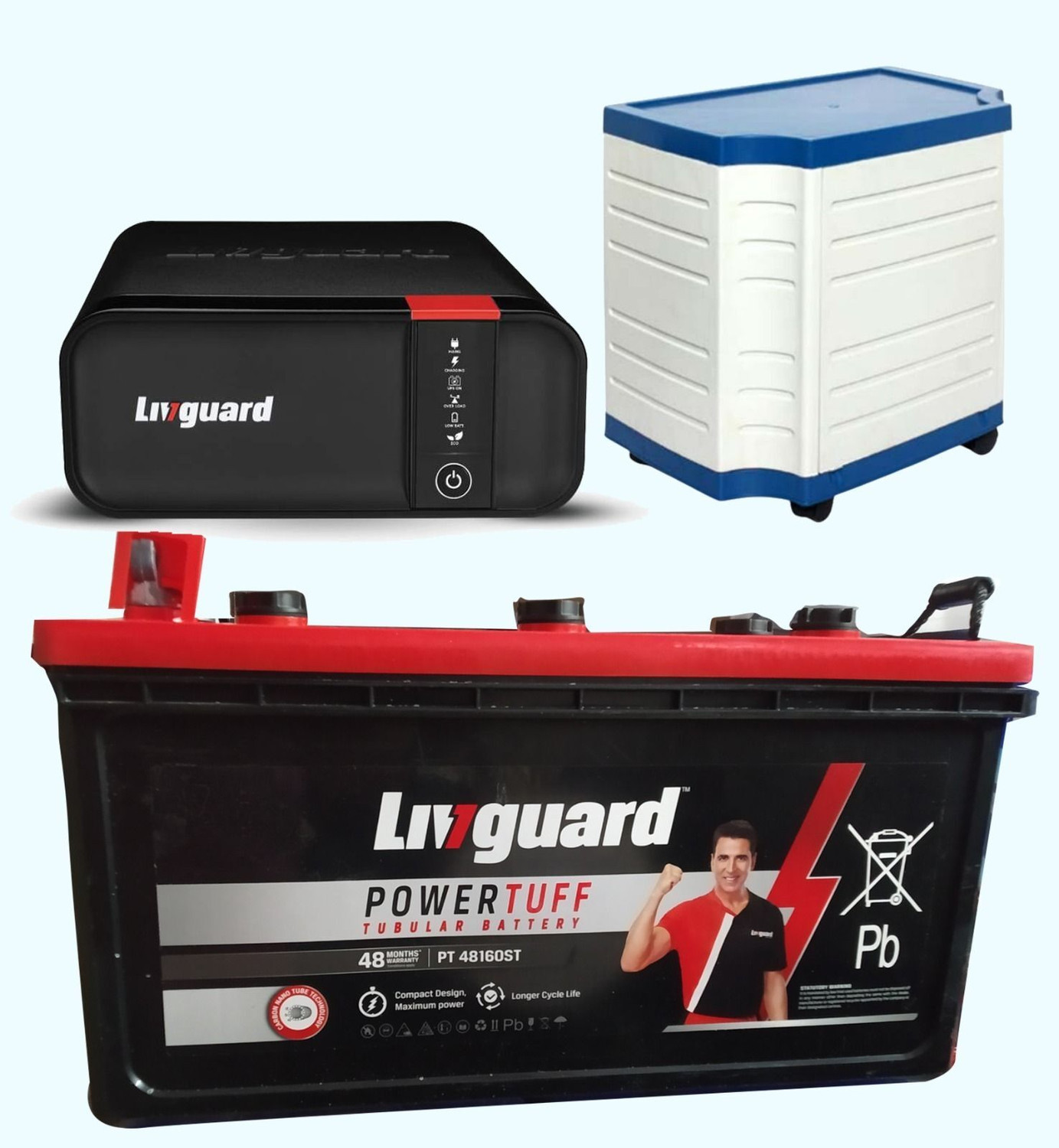 Image of Genus 60 Months Warranty Sealed Inverter Battery (50 Ah, Maxilion 700 With 640Wh Lithium-Ion Battery)