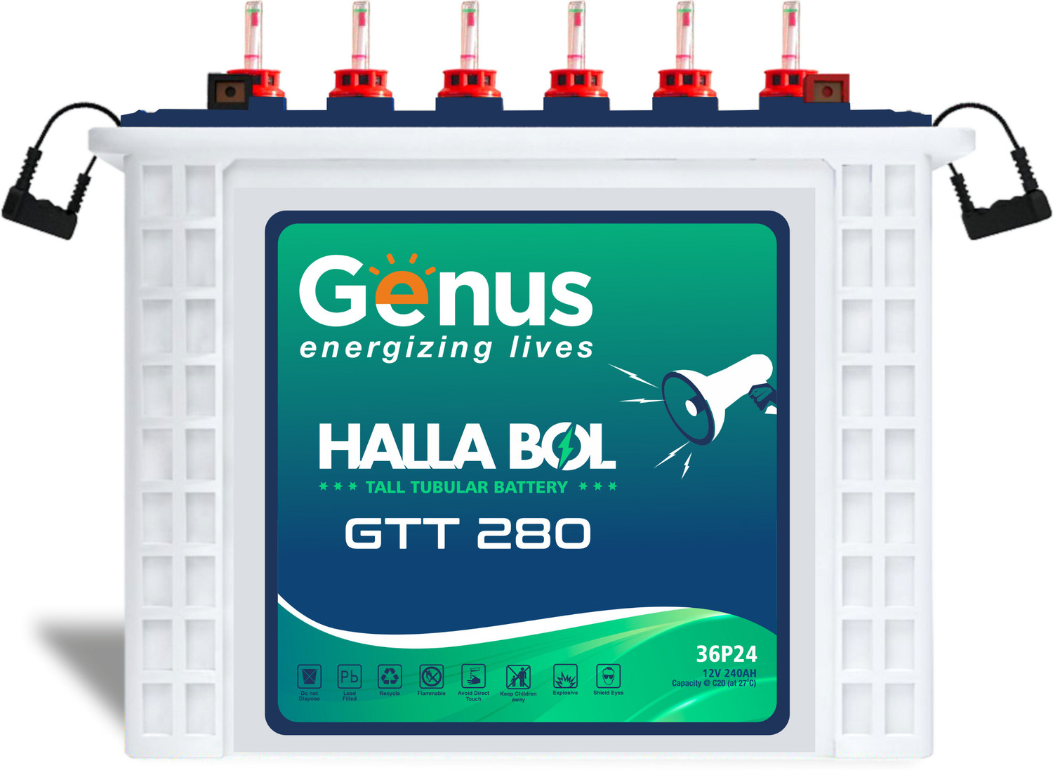 Image of EASTMAN 120 Months Warranty Tubular Inverter Battery (300 Ah, EM300P)
