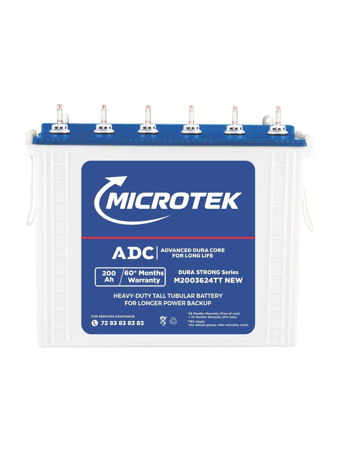 Microtek 12V Tall Tubular Inverter Battery - Image 6