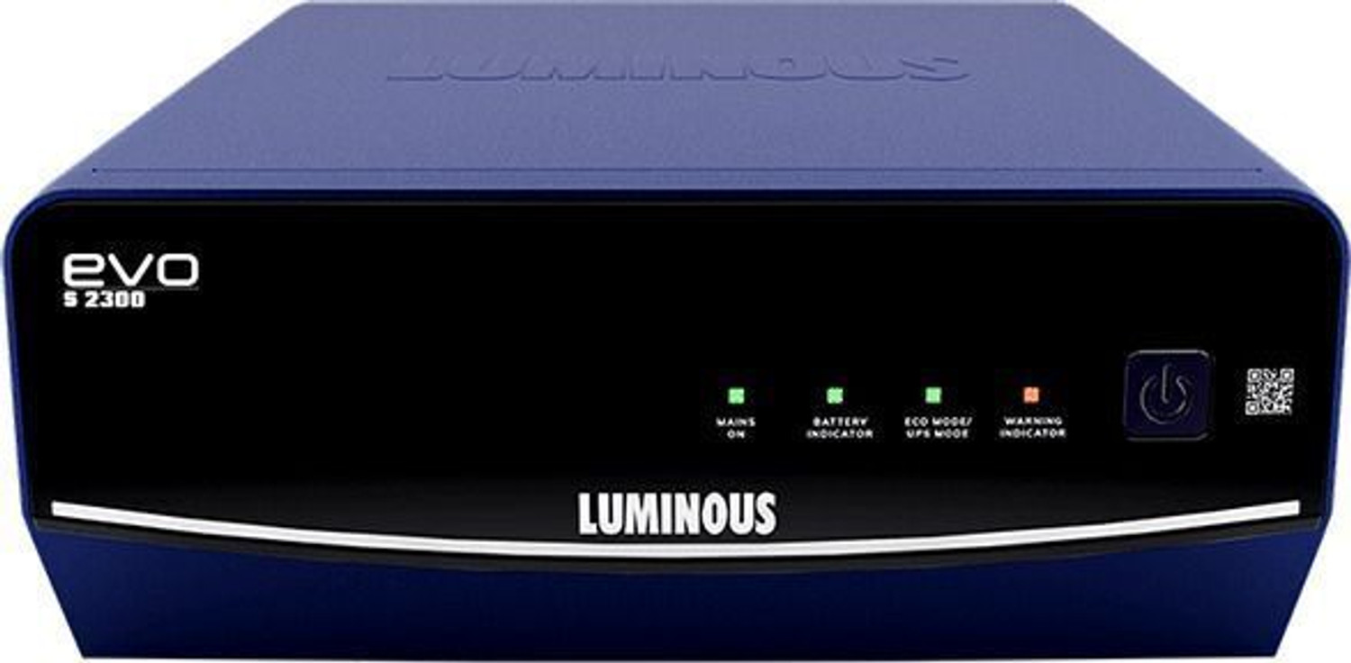 Image of LUMINOUS EVO D 1650 /24V Inverter Best for Home and Office EVO D 1650 /24V with 36 Months Warranty Square Wave Inverter (1500 VA)