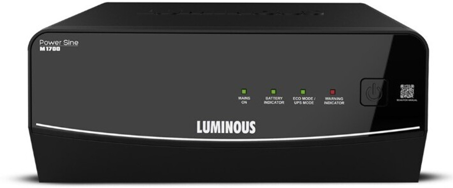 Image of LUMINOUS EVO D 1650 /24V Inverter Best for Home and Office EVO D 1650 /24V with 36 Months Warranty Square Wave Inverter (1500 VA)