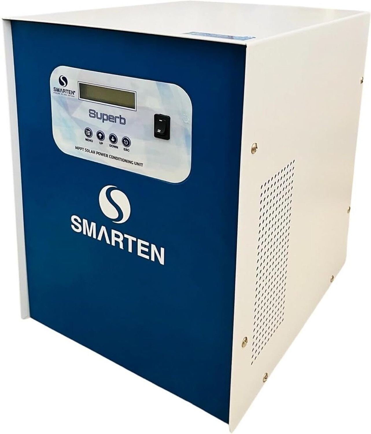 Image of SMARTEN-Fusion is the future SAVER+ 2675 / 24V Dual Battery Supports, 70A Solar Controller, Inverter For Heavy Load Use with 36 Months Warranty Solar Compatible Pure Sine Wave Inverter (2650 VA)