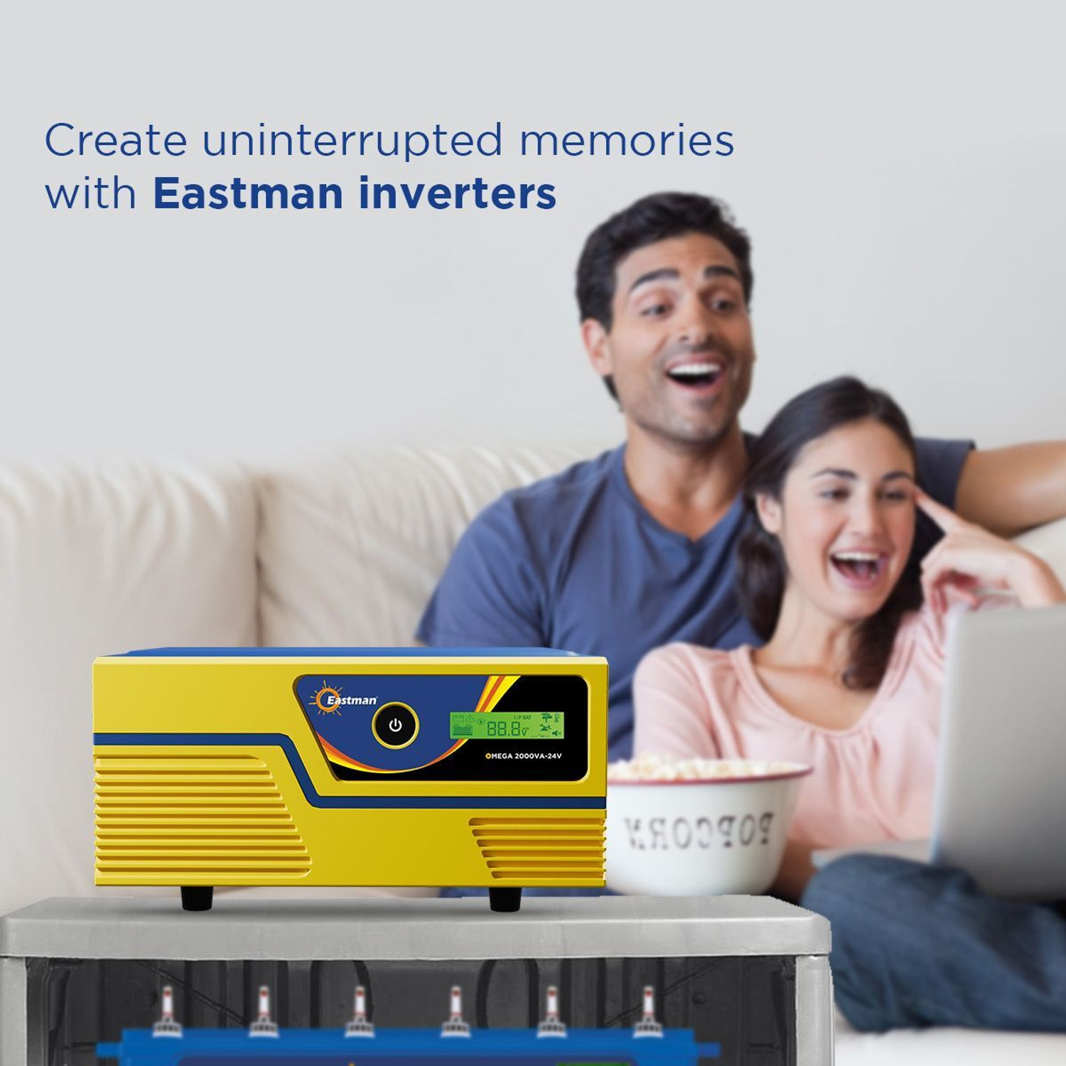 Image of EASTMAN Omega 2000VA-24V Omega 2000VA-24V with 36 Months Warranty Pure Sine Wave Inverter (2000 VA)