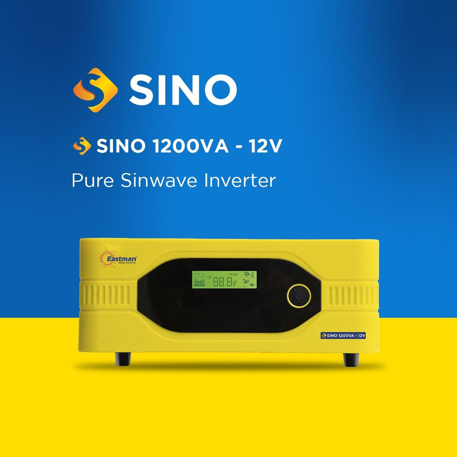 Image of EASTMAN Sino 1200 VA /12V with 36 Months Warranty Pure Sine Wave Inverter (1200 VA)