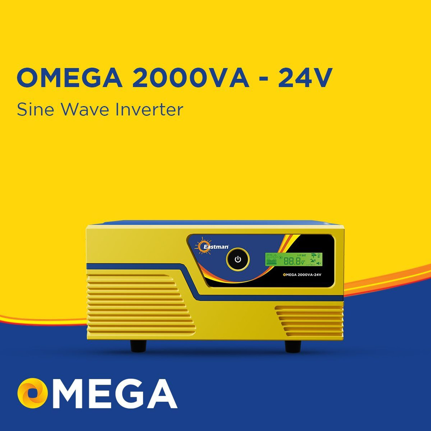Image of EASTMAN Omega 2000VA-24V Omega 2000VA-24V with 36 Months Warranty Pure Sine Wave Inverter (2000 VA)
