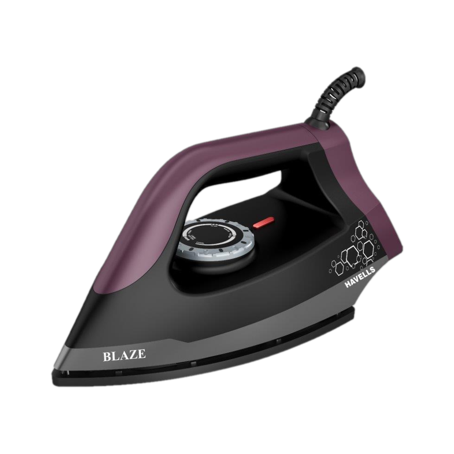 Image of HAVELLS Czar 1000 W Dry Iron (White & Ruby)