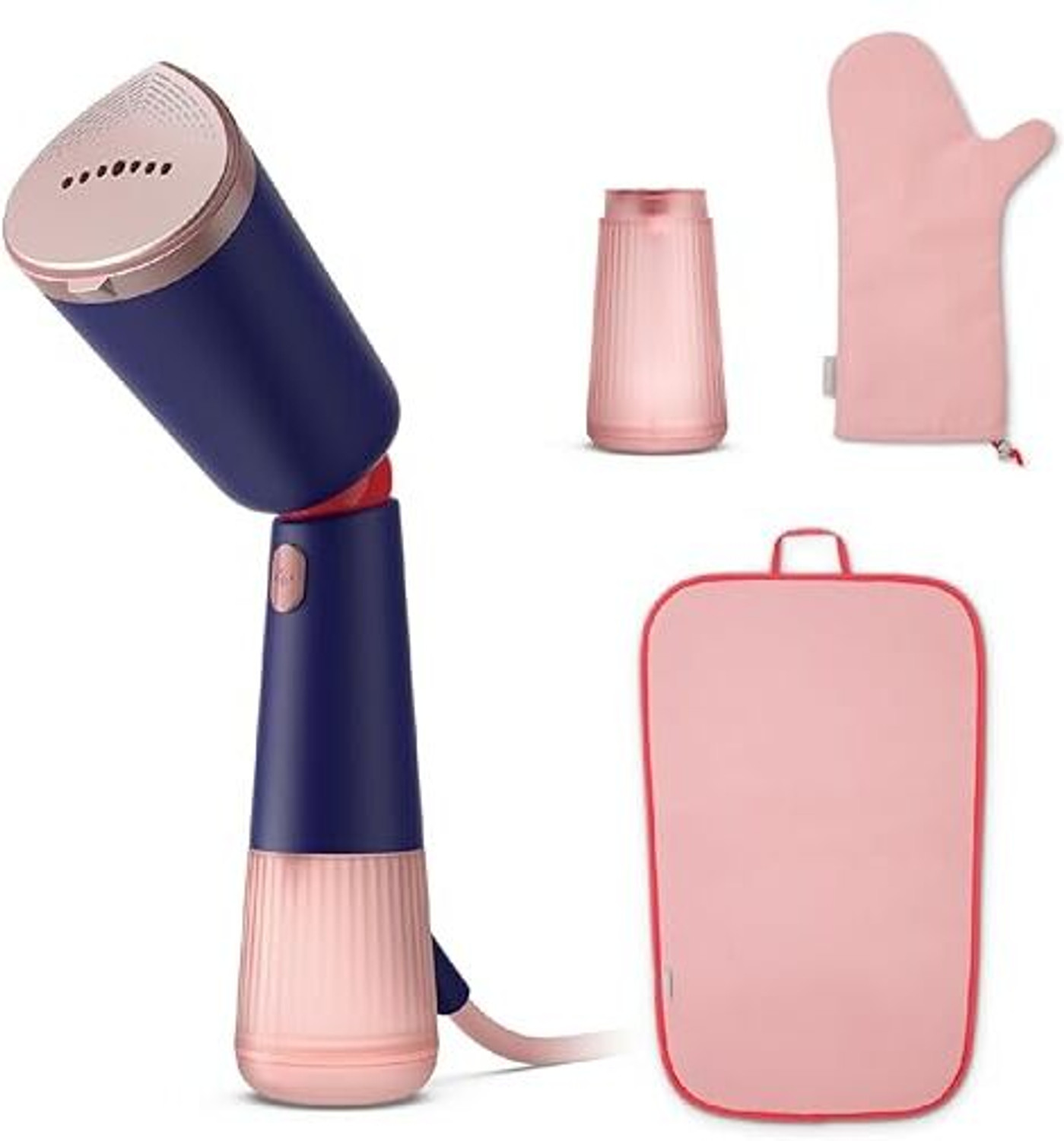 Image of Hamilton Beach 11590 1700 W Garment Steamer (Silver and blue)