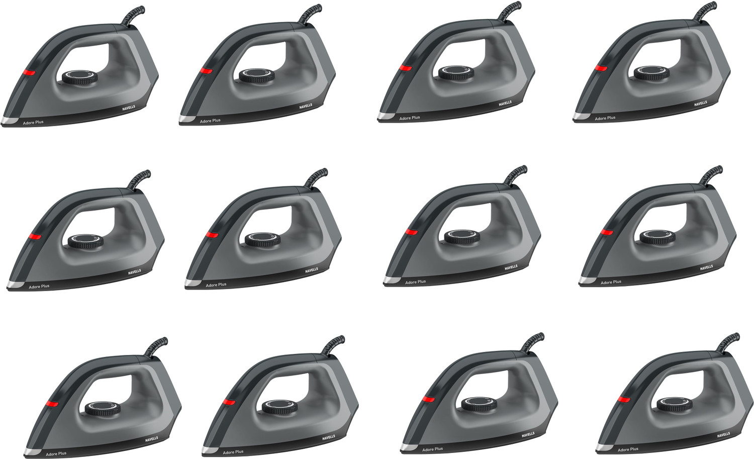 HAVELLS ADORE PLUS ,(PACK OF 12) 1100 W Dry Iron