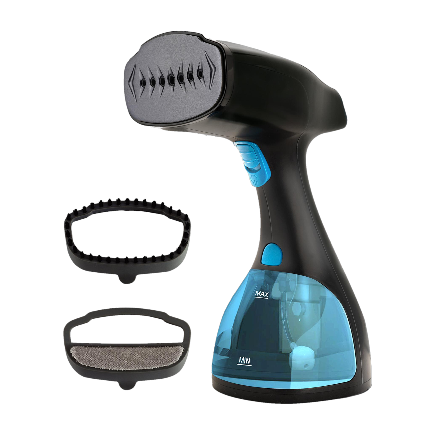 Image of Hamilton Beach 11590 1700 W Garment Steamer (Silver and blue)