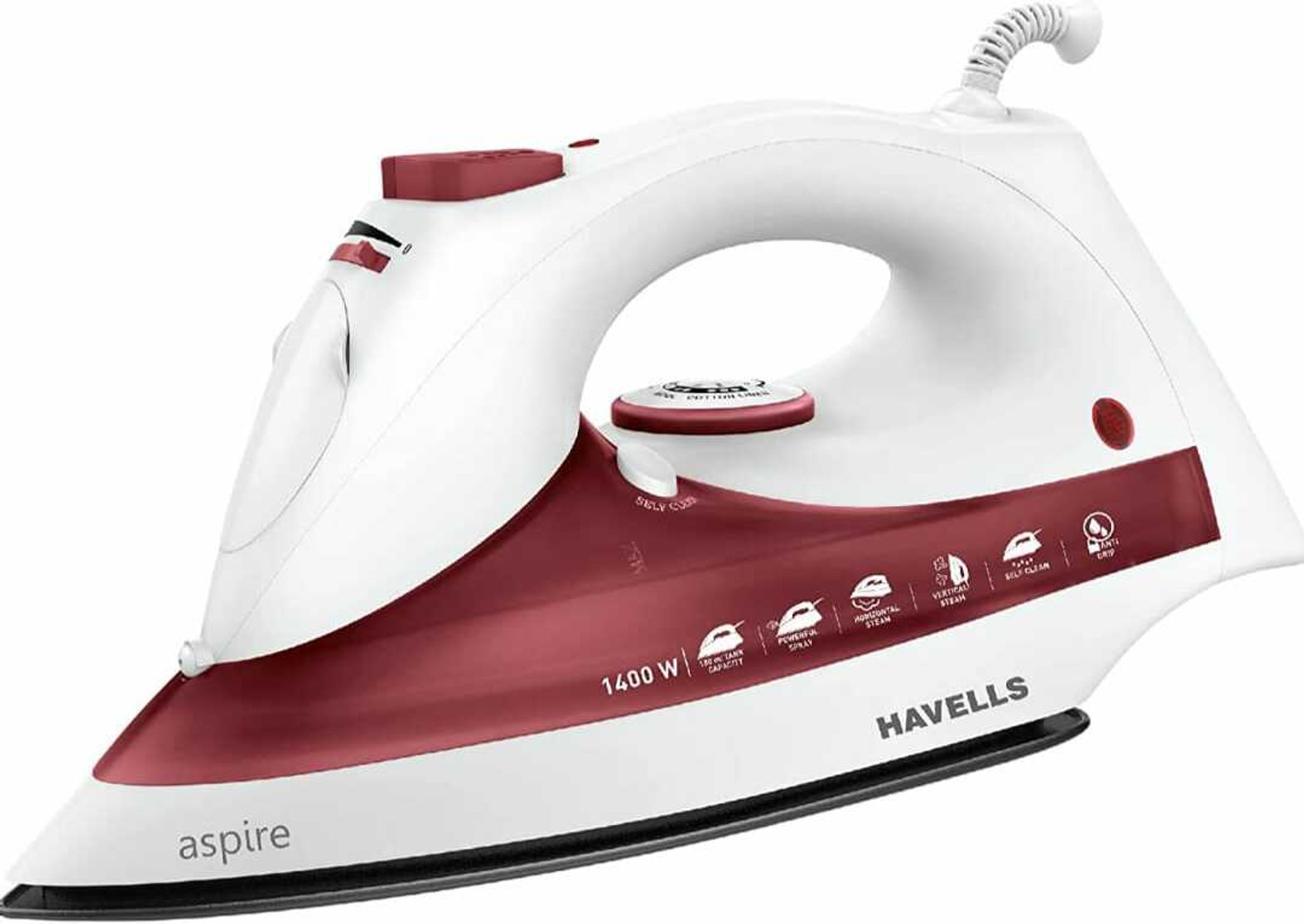 Image of Jaipan JPHS0006 1600 W Garment Steamer (Black, Grey)
