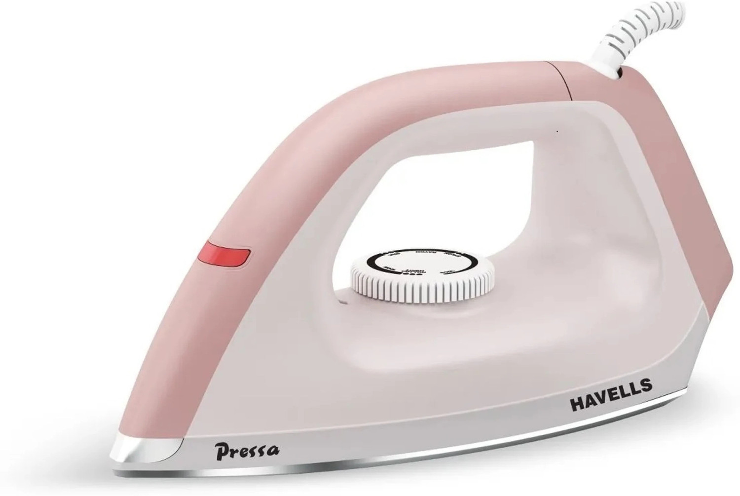 Image of HAVELLS Czar 1000 W Dry Iron (White & Ruby)