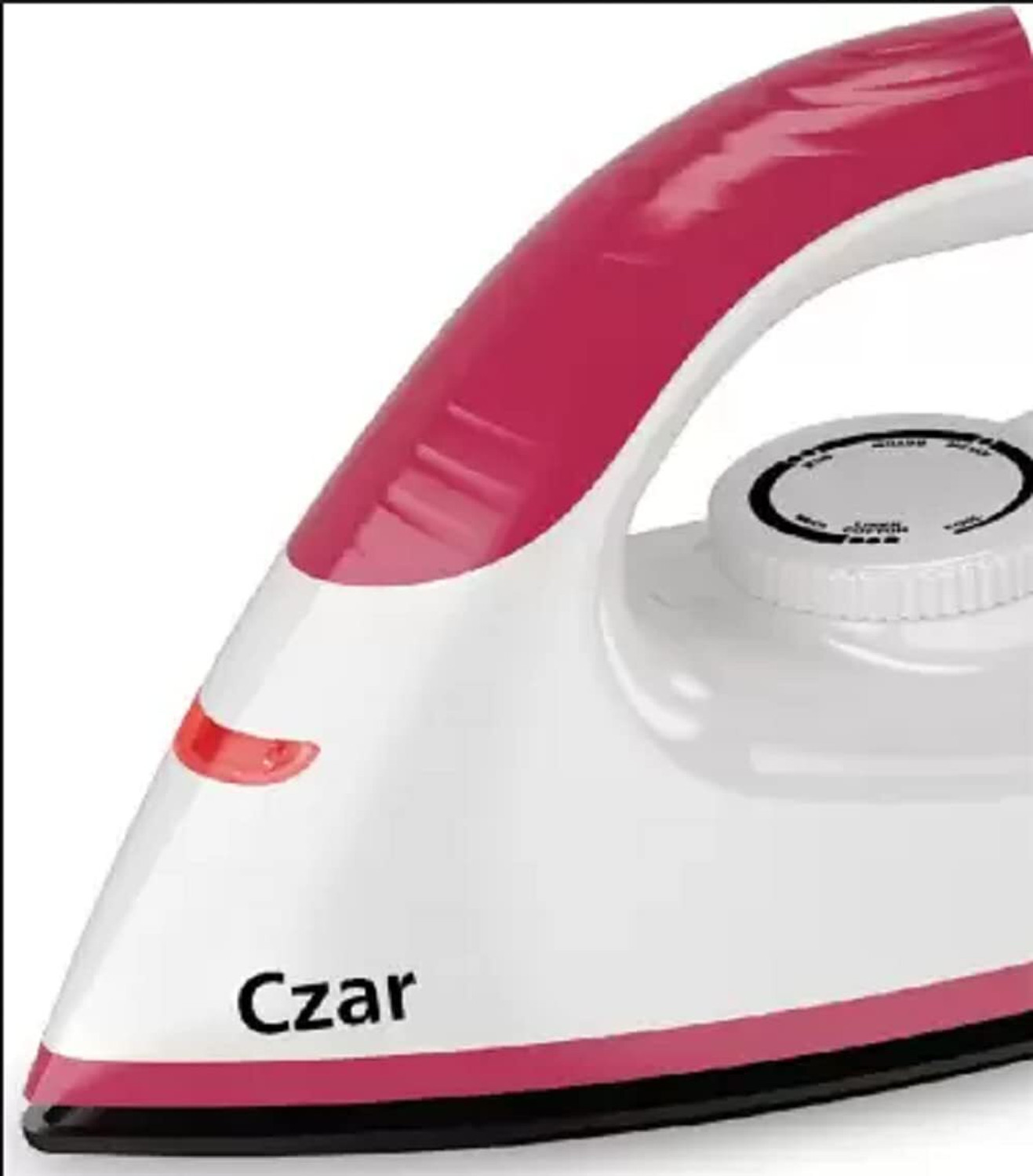 Image of HAVELLS Czar 1000 W Dry Iron (White & Ruby)