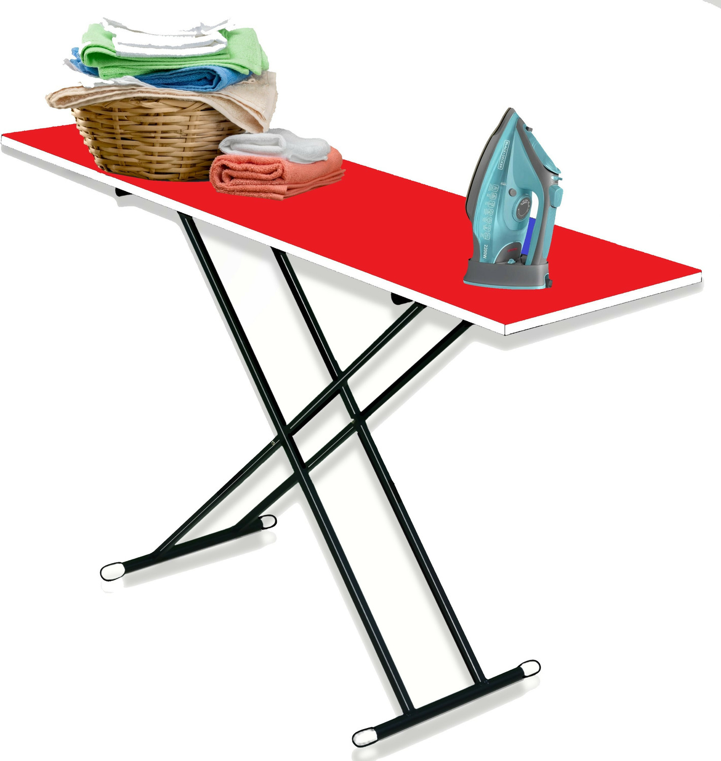 Image of Flipkart SmartBuy Foldable Smart Dual Height Adjustable Ironing Board
