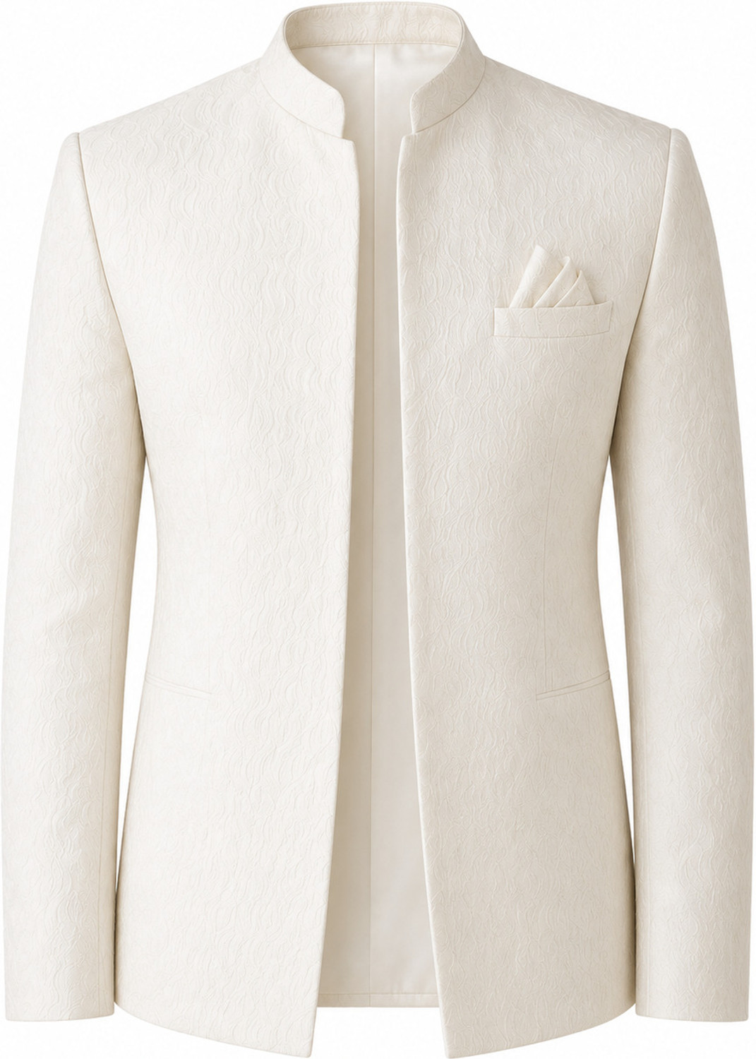 Image of bhanu designer studio Men Self Design Nehru Jacket