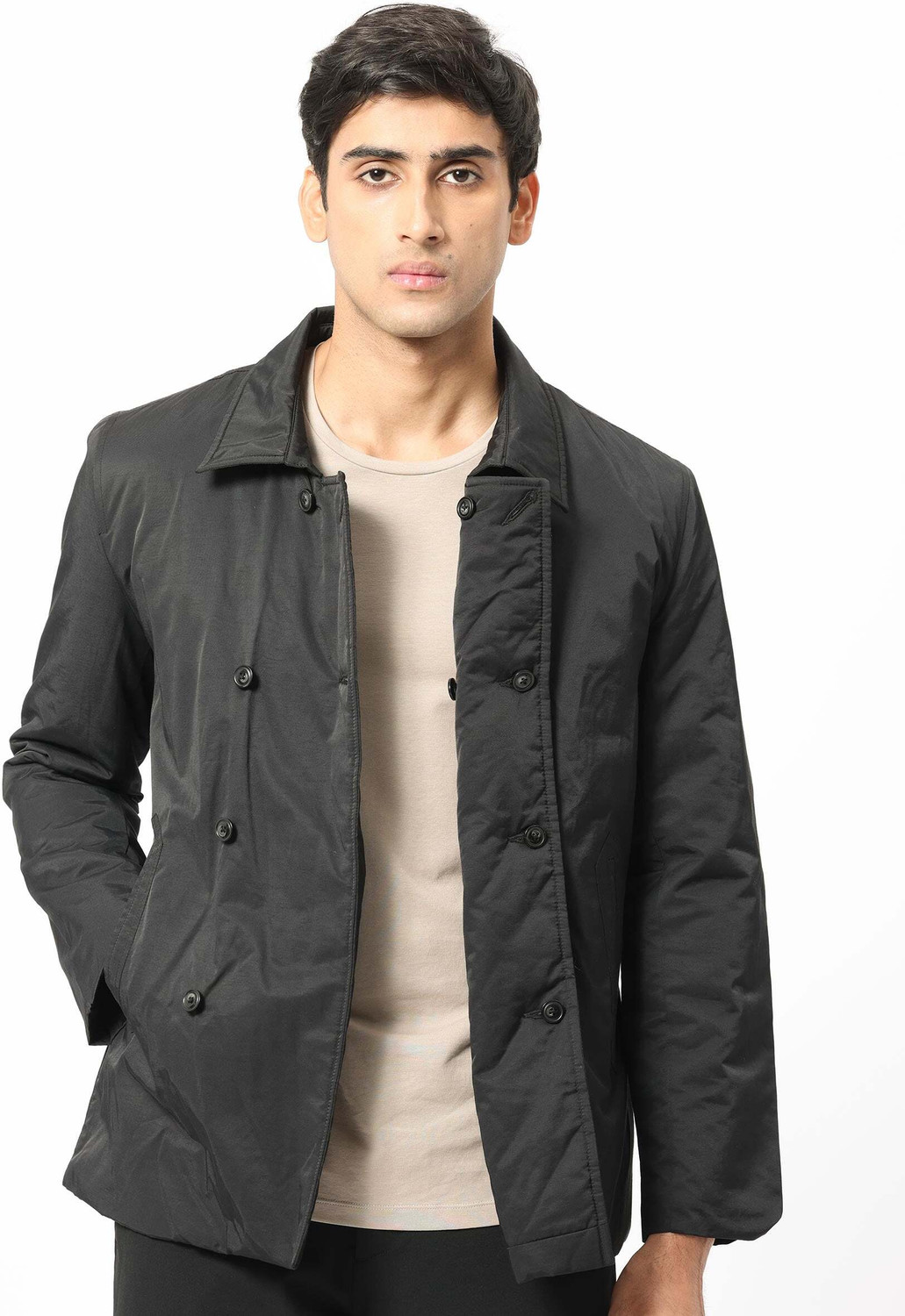 Image of RARE RABBIT Men Solid Casual Jacket