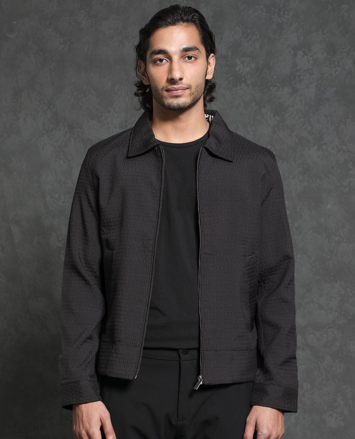 Image of RARE RABBIT Men Solid Casual Jacket