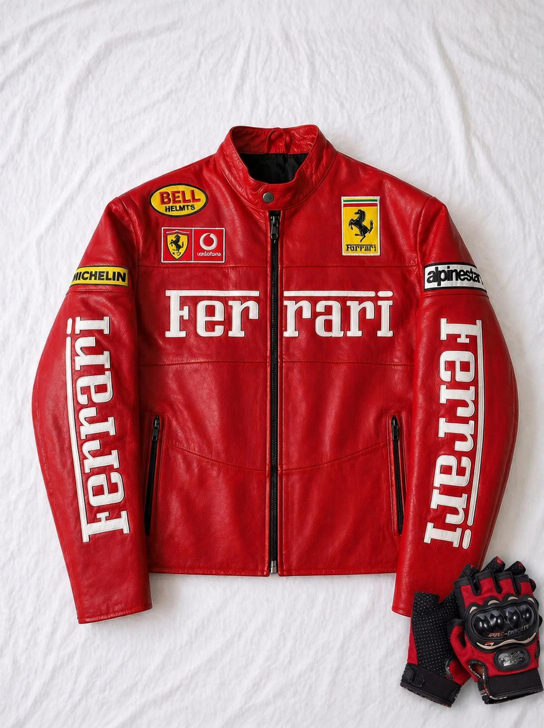 EXOTIX Men & Women Printed Biker/Riding Jacket - Image 1