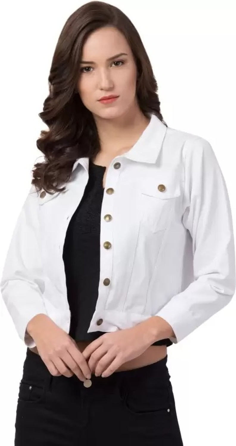 Image of Shiva Trends Women Solid Casual Jacket