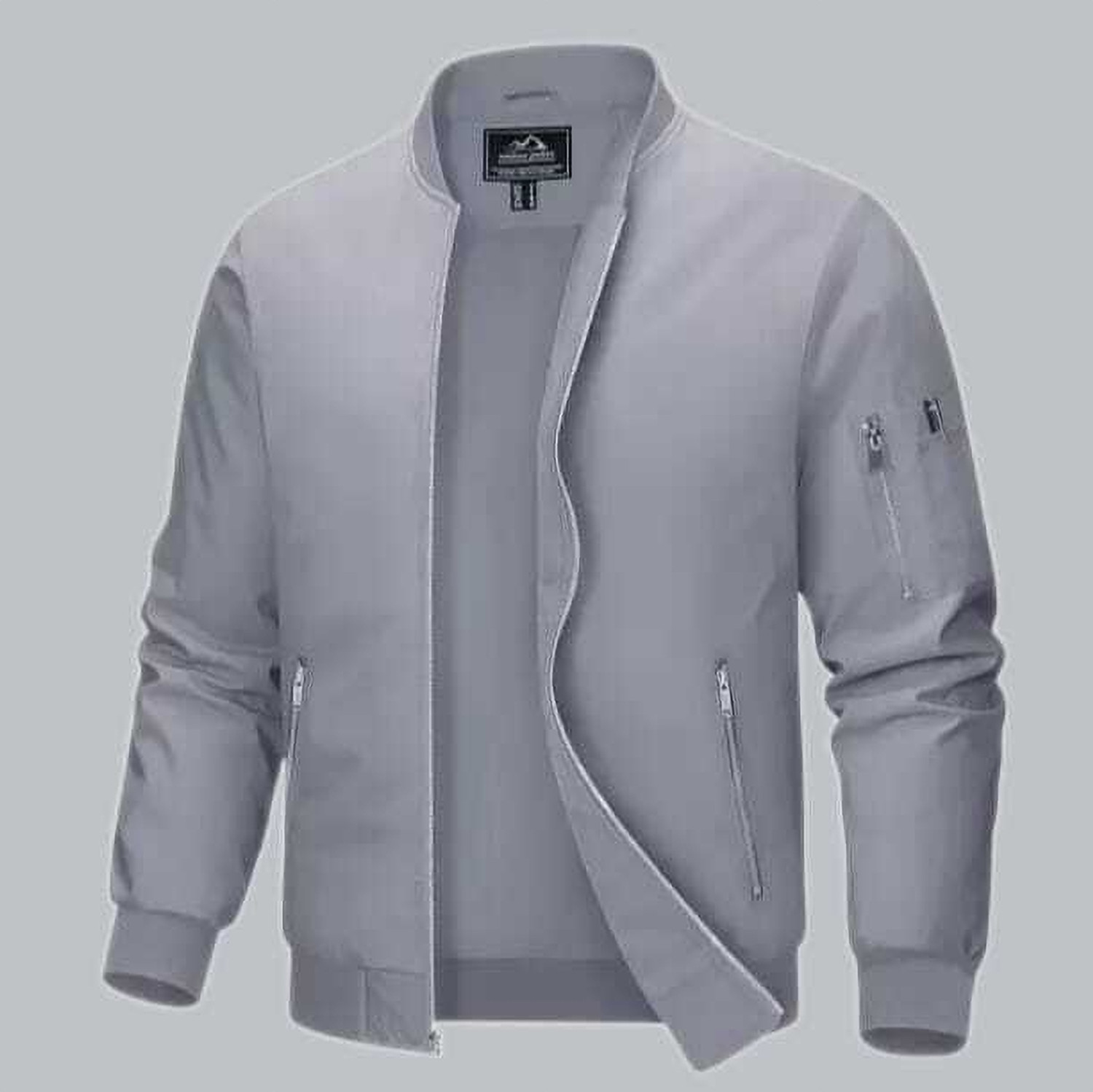 Image of FARQAD Men Solid Bomber Jacket