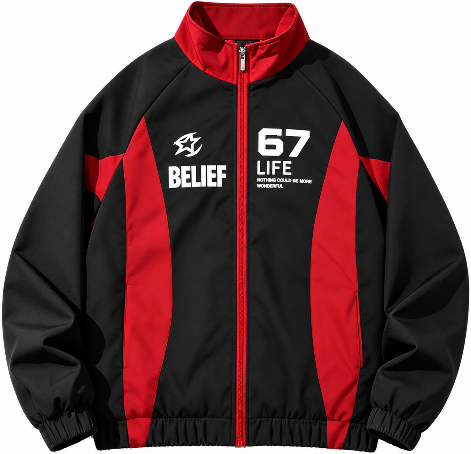 PLATINUMCARTZ Men Colorblock Sports Jacket - Image 1