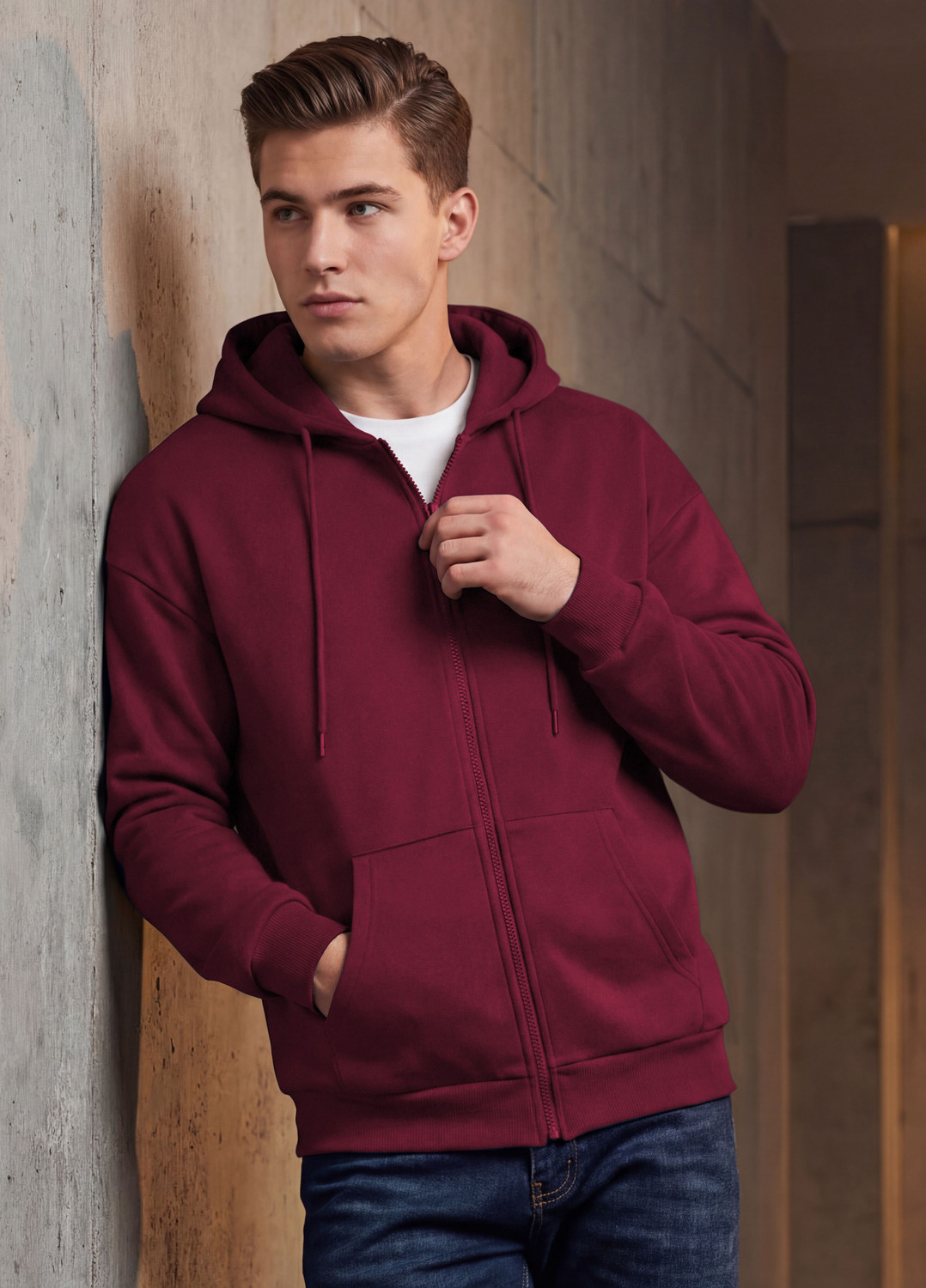BEING WANTED Full Sleeve Solid Men Jacket - Image 1