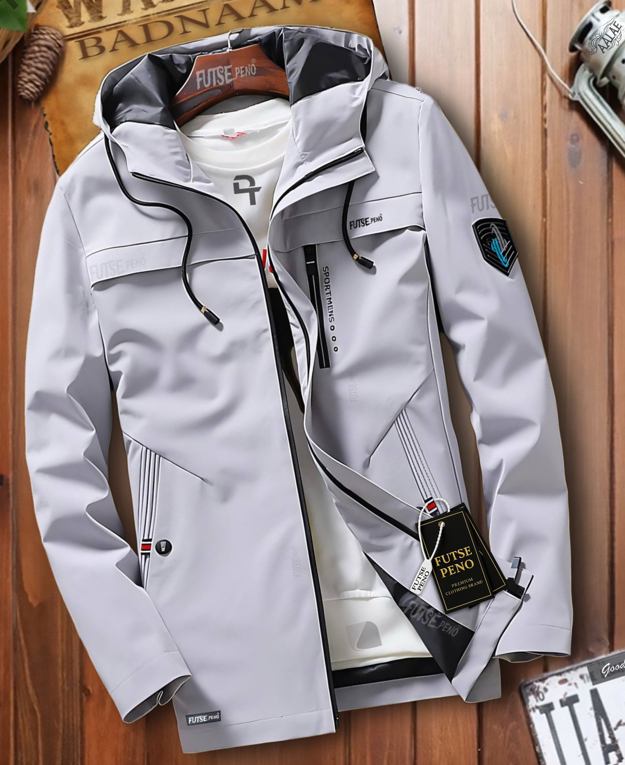 FUTSE PENO Men Solid Casual Jacket - Image 1