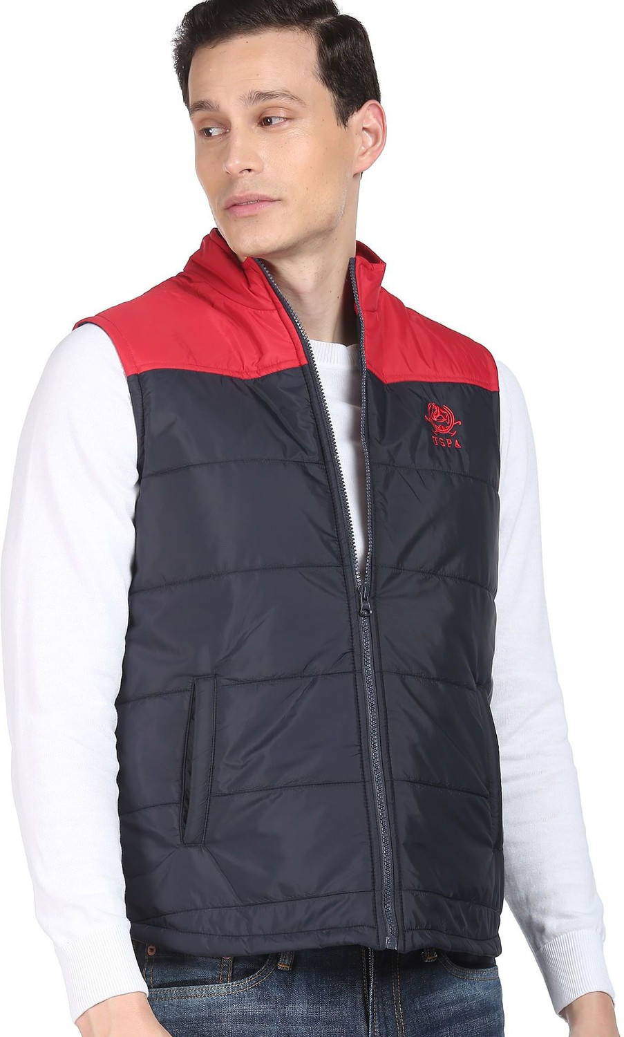 Image of U.S. POLO ASSN. Men Solid Quilted Jacket