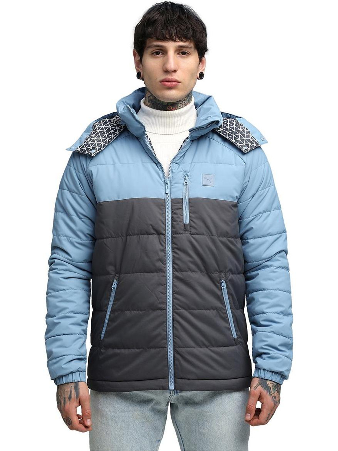 Image of PUMA Men Colorblock Padded Jacket