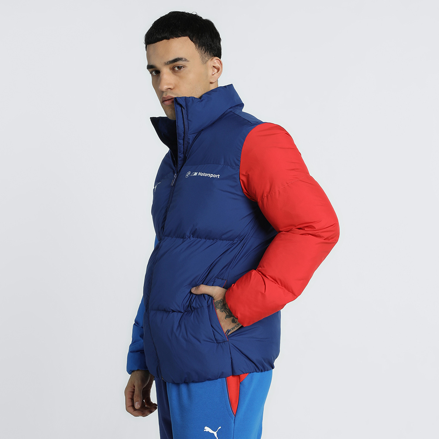 Image of PUMA Men Colorblock Padded Jacket
