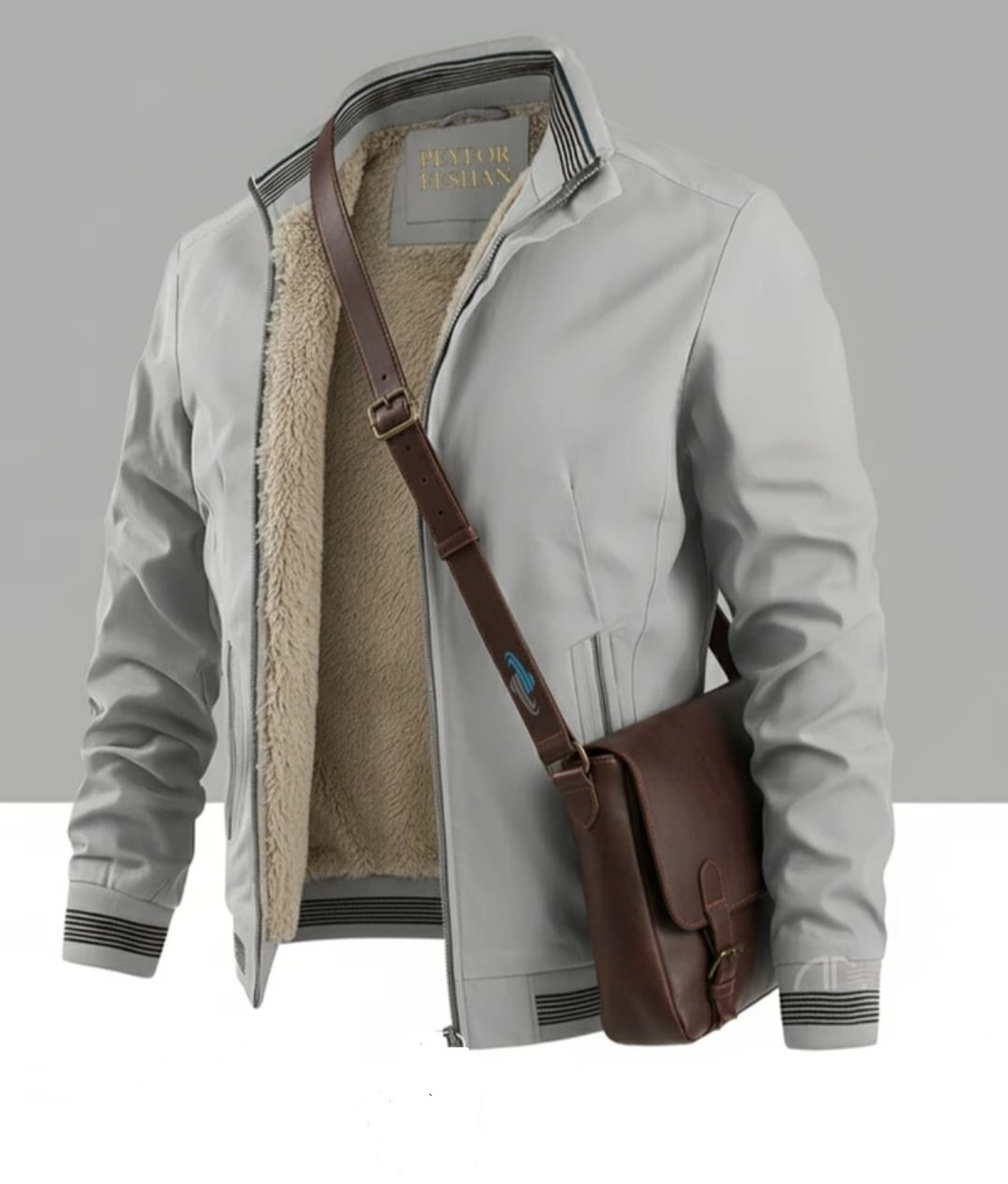 Image of BUGRASI TRADERS Men Colorblock Casual Jacket