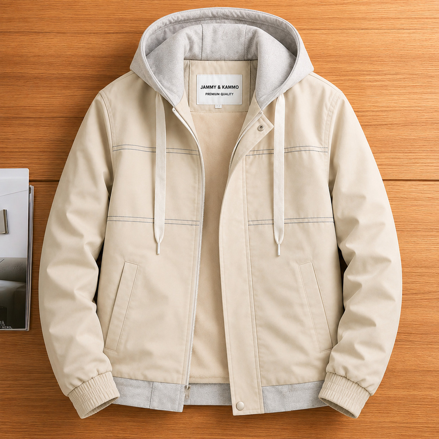 Jammy & Kammo Men Solid Puffer Jacket - Image 1